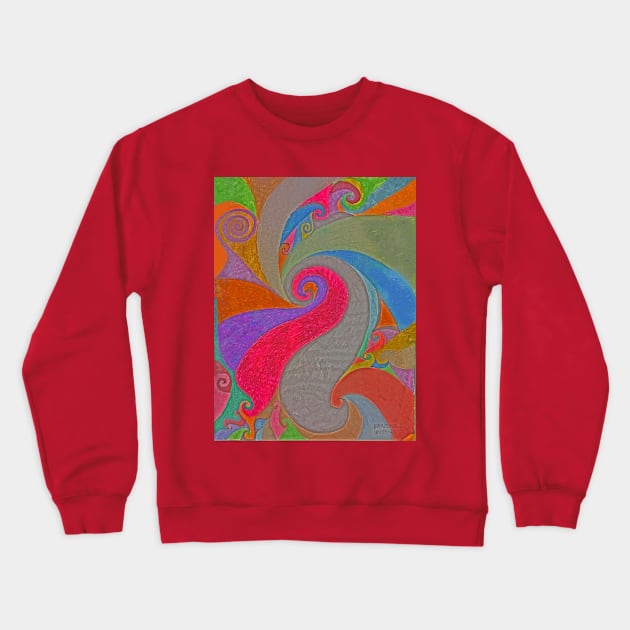 Bright Whorl Crewneck Sweatshirt by Barschall